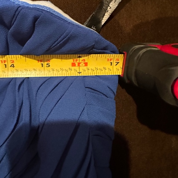 Bill Levkoff  Blue Wedding Evening Cocktail Party Maxi Strapless Dress S… - Picture 13 of 15